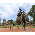bronze casting foundry metal crafts brass elephant thailand for garden